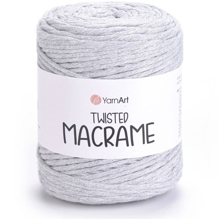 Sznurek YarnArt twisted macrame 756 popielaty