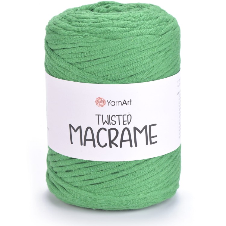 Sznurek YarnArt twisted macrame 759 zielony