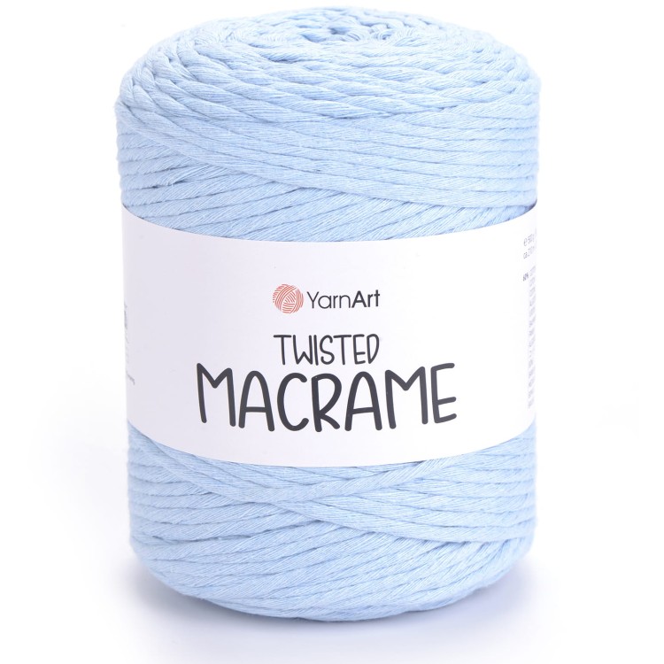 Sznurek YarnArt twisted macrame 760 błękitny