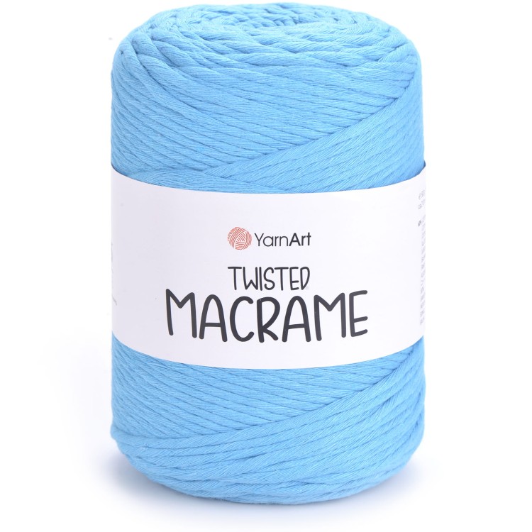 Sznurek YarnArt twisted macrame 763 turkusowy