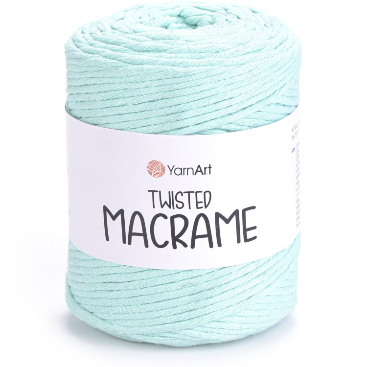 Sznurek YarnArt twisted macrame 775 miętowy