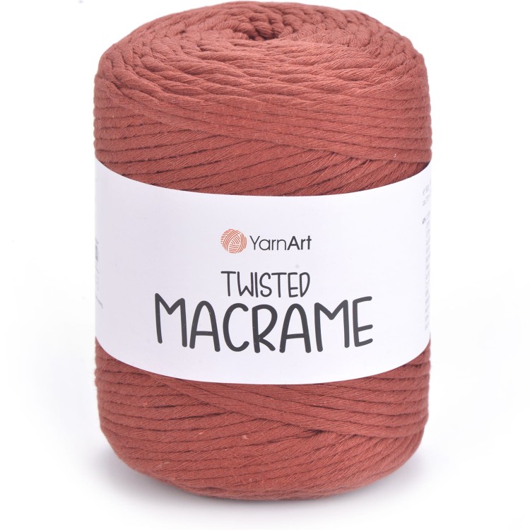Sznurek YarnArt twisted macrame 785 ceglany