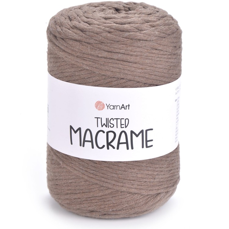 Sznurek YarnArt twisted macrame 788 jasny brązowy