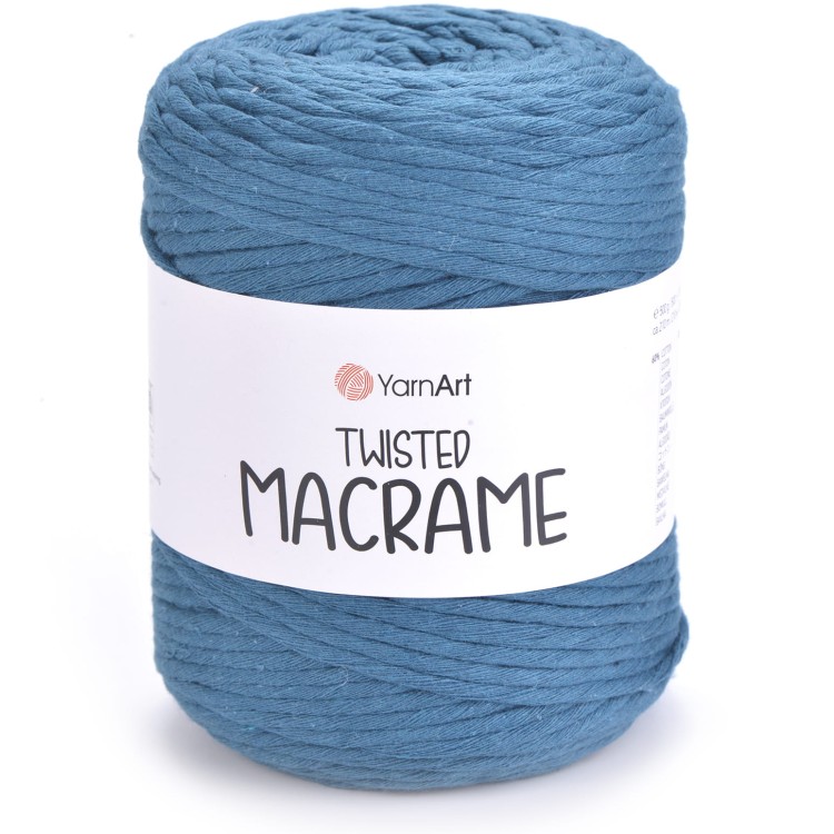 Sznurek YarnArt twisted macrame 789 ciemny turkusowy