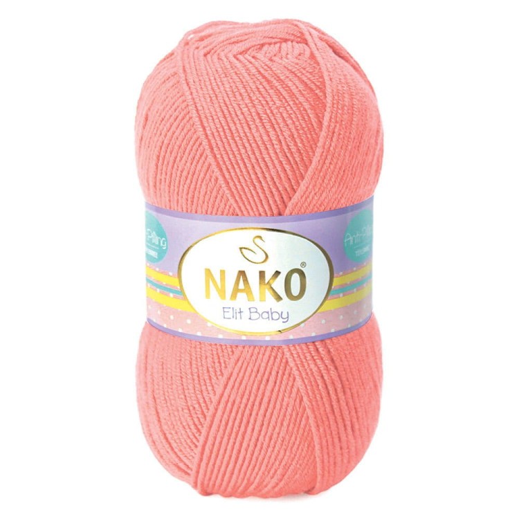 Włóczka Nako Elit Baby 11452  brudny łososiowy