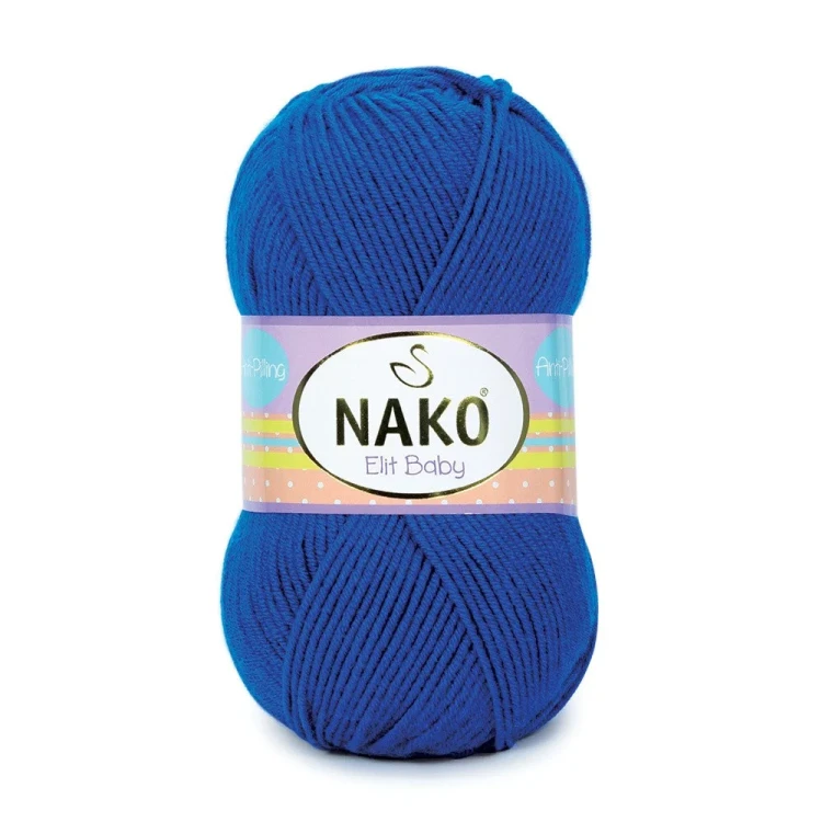 Włóczka Nako Elit Baby 10346 chabrowy