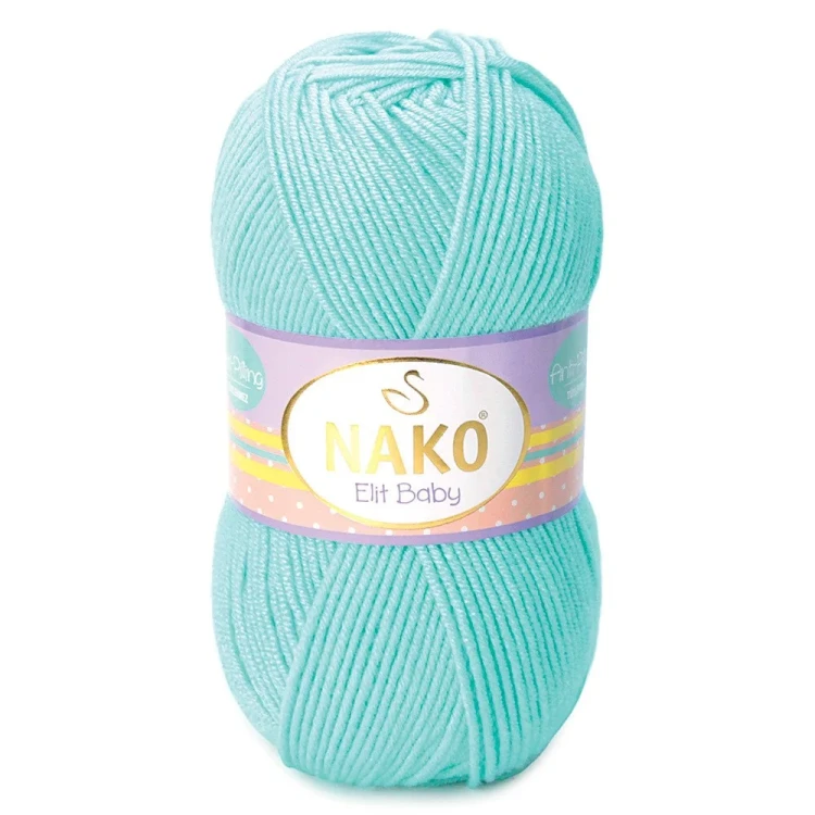 Włóczka Nako Elit Baby 10535 lazurowy