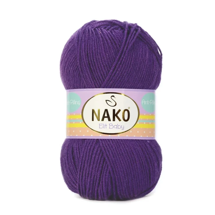 Włóczka Nako Elit Baby 10253 fioletowy