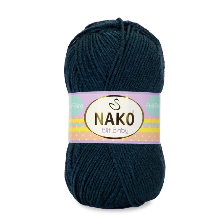Włóczka Nako Elit Baby 10094 granatowy