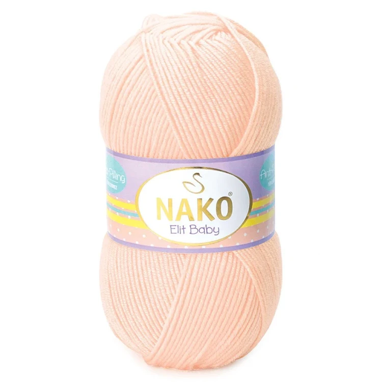 Włóczka Nako Elit Baby 3701 brzoskwiniowy