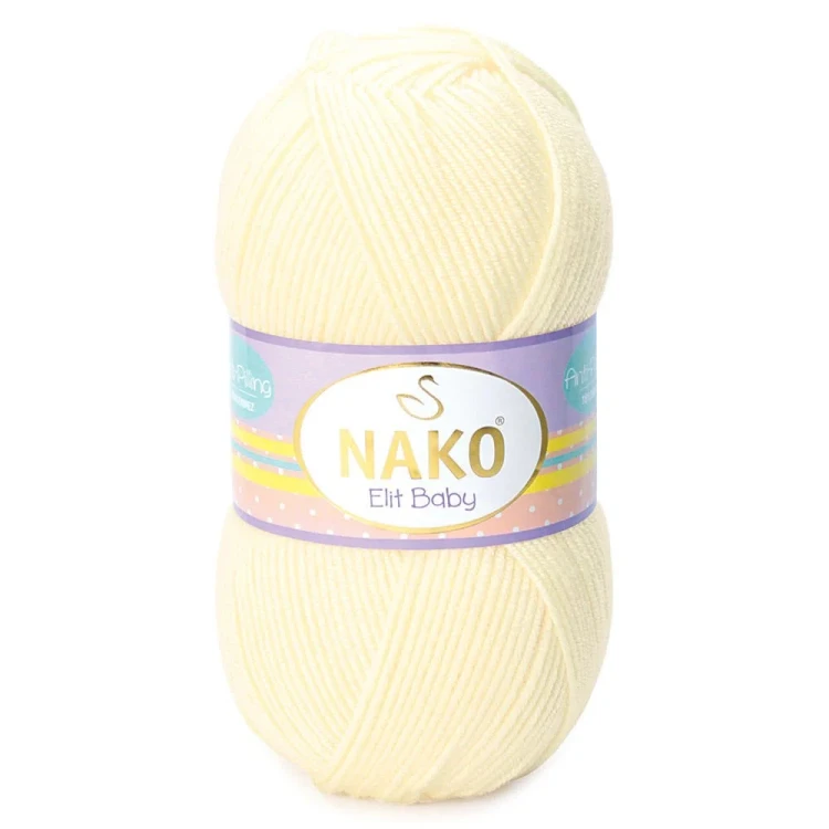 Włóczka Nako Elit Baby 2378 waniliowy