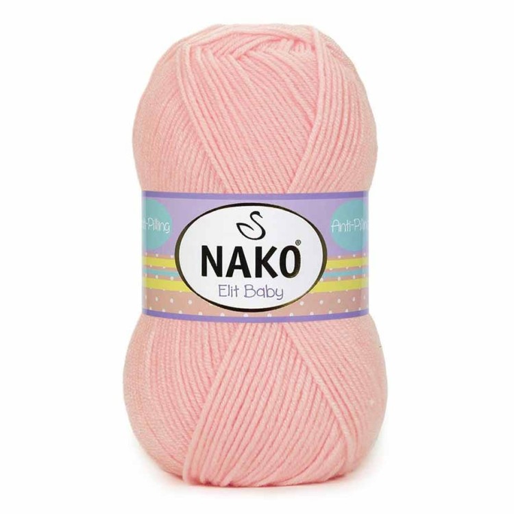 Włóczka Nako Elit Baby 12381 jasny łososiowy
