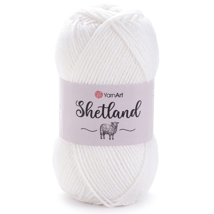 Włóczka YarnArt Shetland 501 biały
