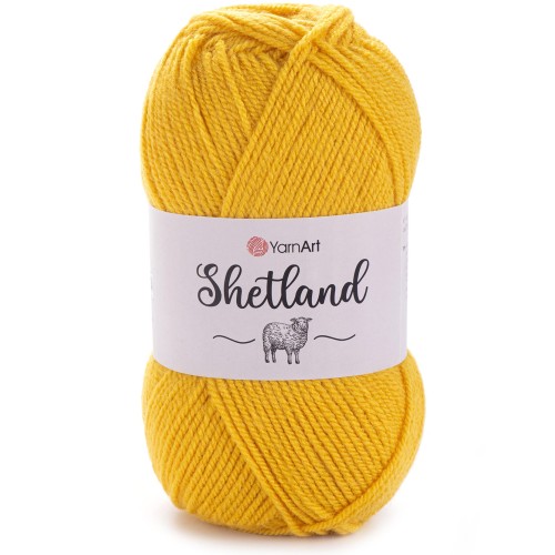 Włóczka YarnArt Shetland 506 żółty