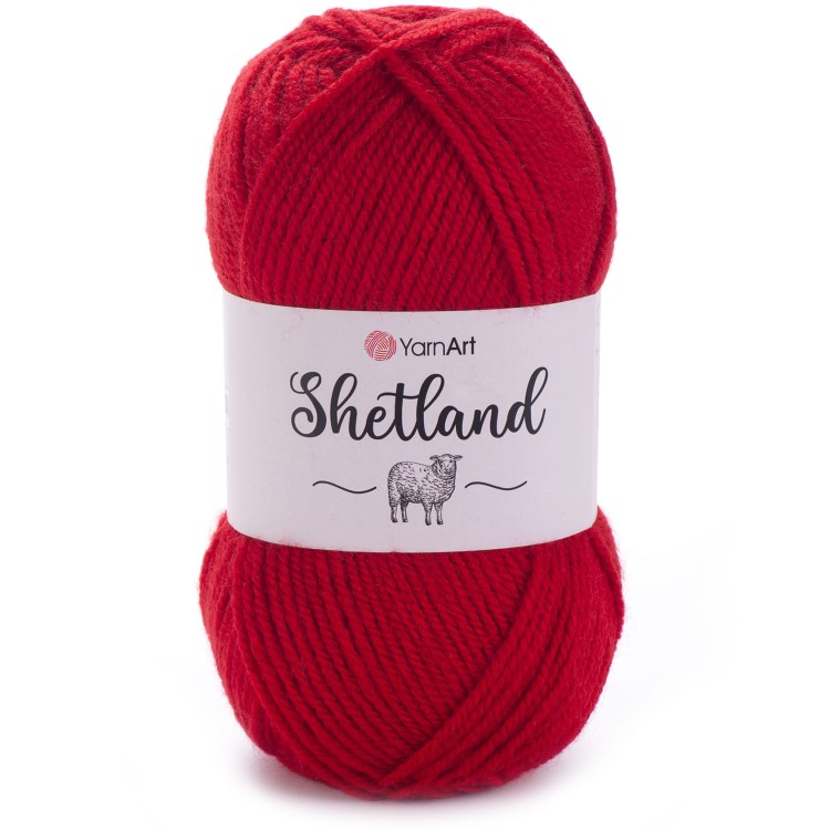 Włóczka YarnArt Shetland 507 czerwony