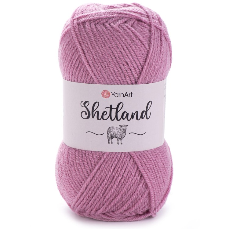 Włóczka YarnArt Shetland 508 brudny róż