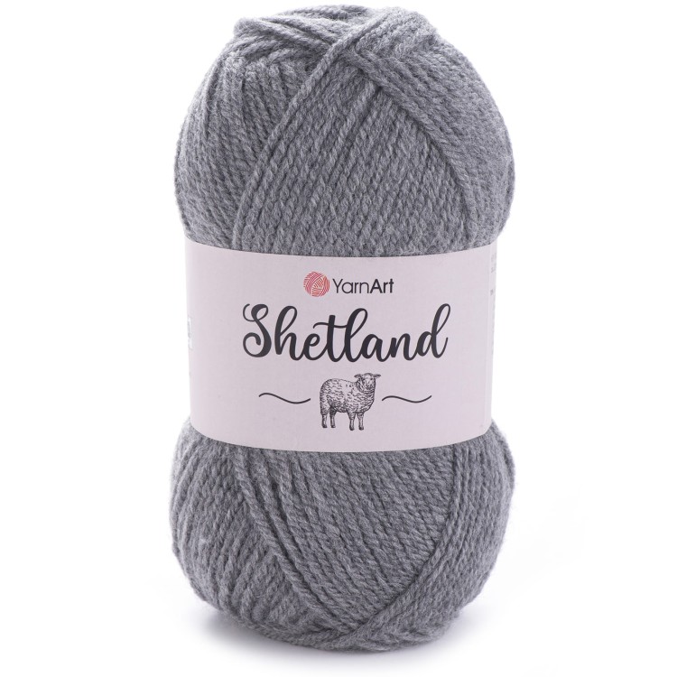 Włóczka YarnArt Shetland 530 szary