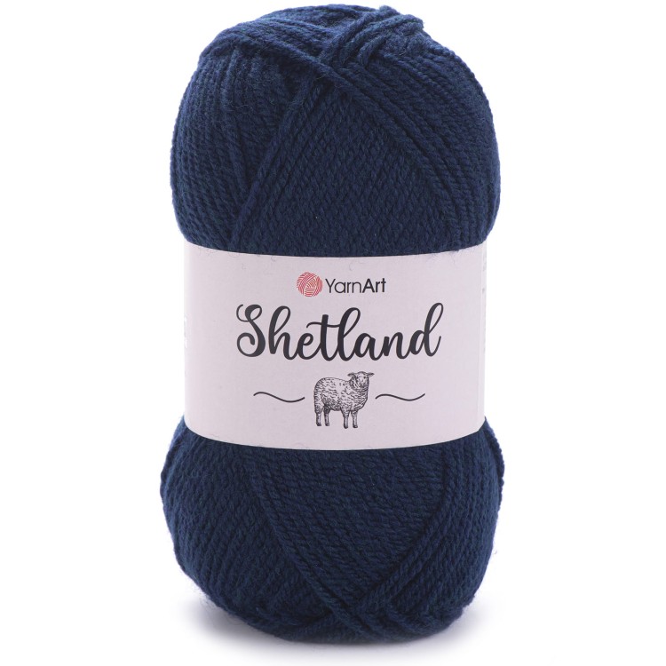Włóczka YarnArt Shetland 533 ciemny morski