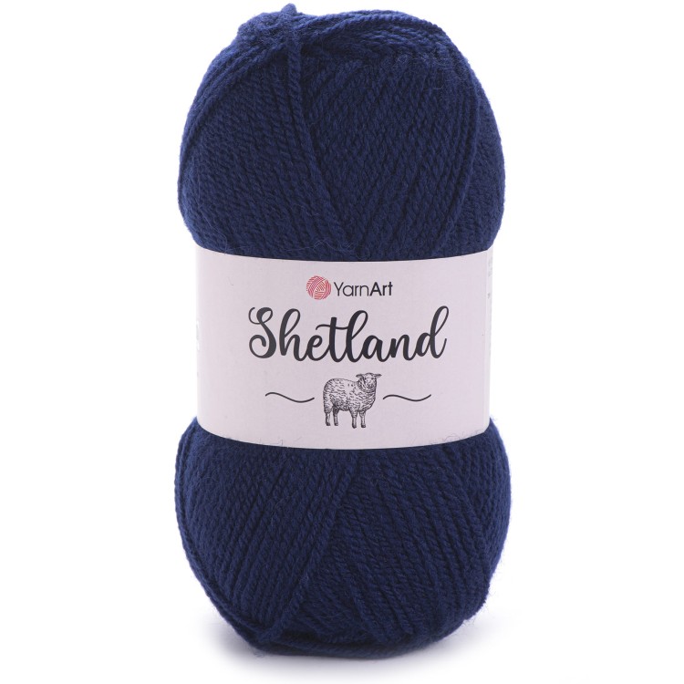 Włóczka YarnArt Shetland 534 granatowy