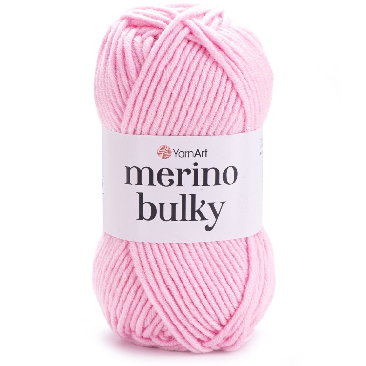 Włóczka YarnArt Merino Bulky 217 jasny różowy
