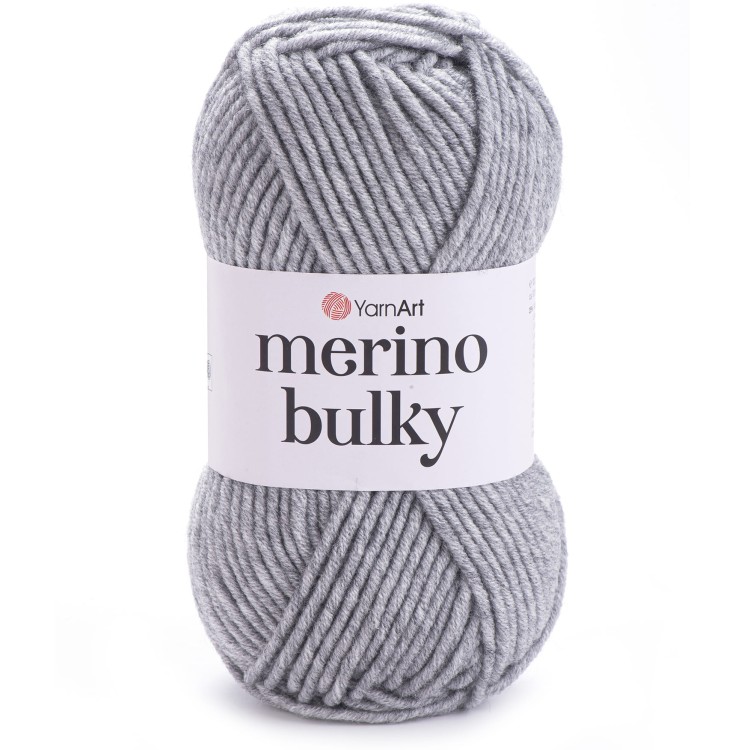 Włóczka YarnArt Merino Bulky 282 szary