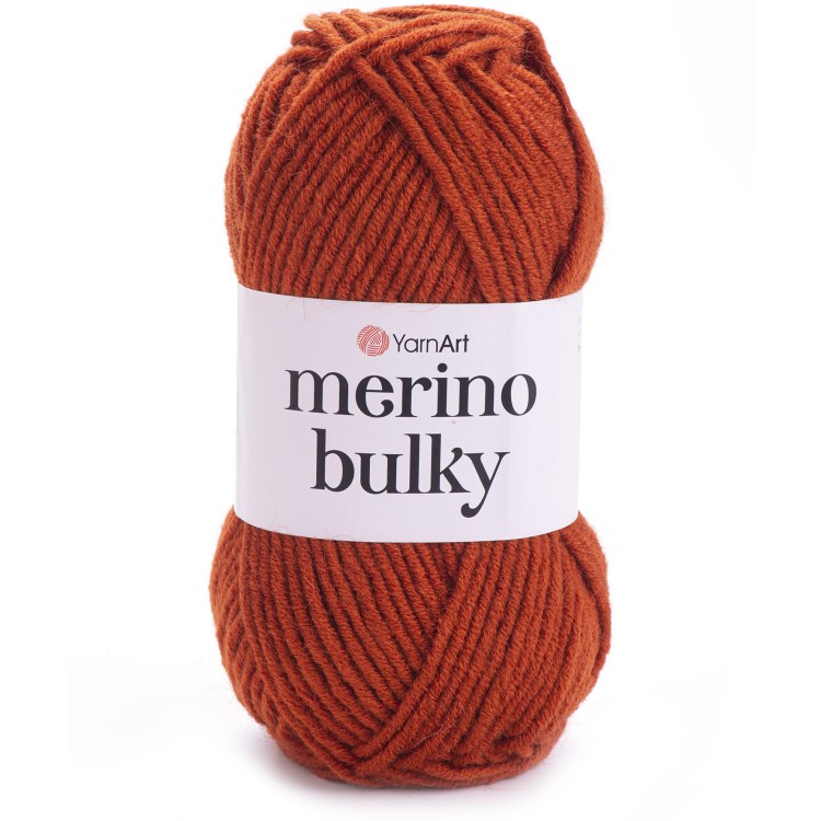 Włóczka YarnArt Merino Bulky 3027 rudy
