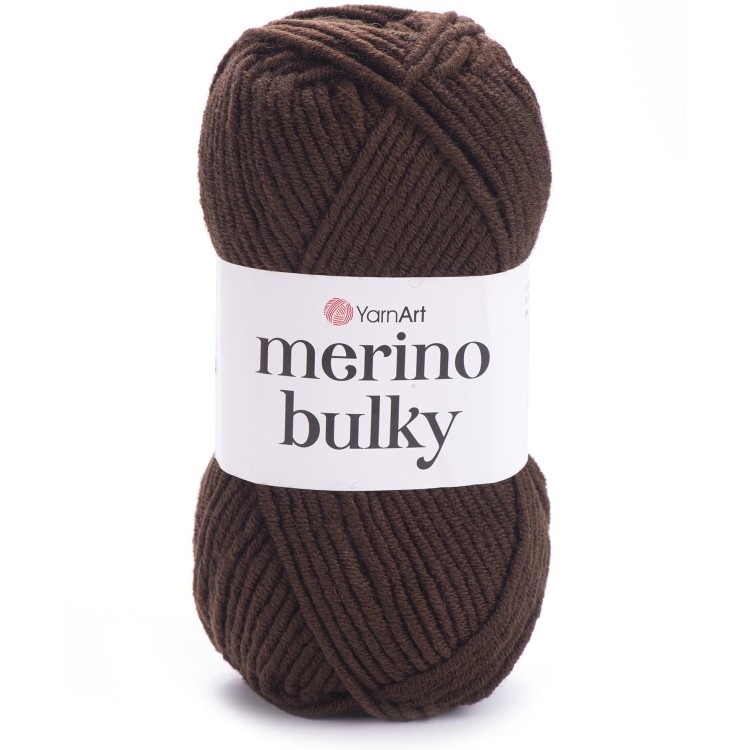 Włóczka YarnArt Merino Bulky 3067 brązowy