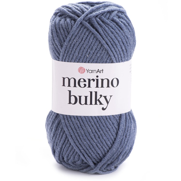 Włóczka YarnArt Merino Bulky 3864 dżinsowy