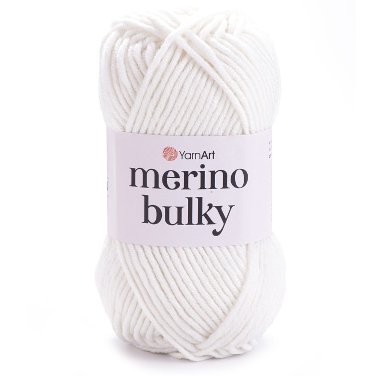Włóczka YarnArt Merino Bulky 501 biały