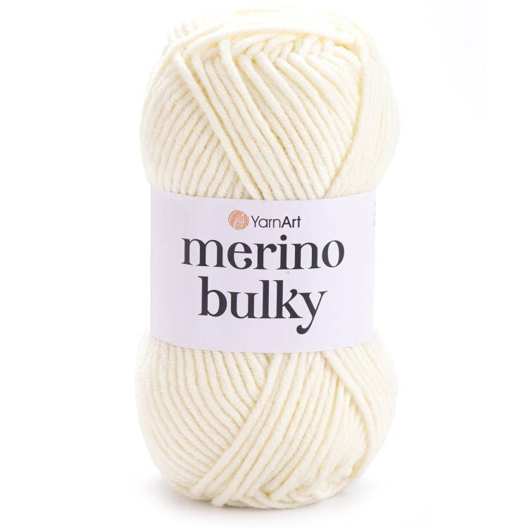 Włóczka YarnArt Merino Bulky 502 ecru