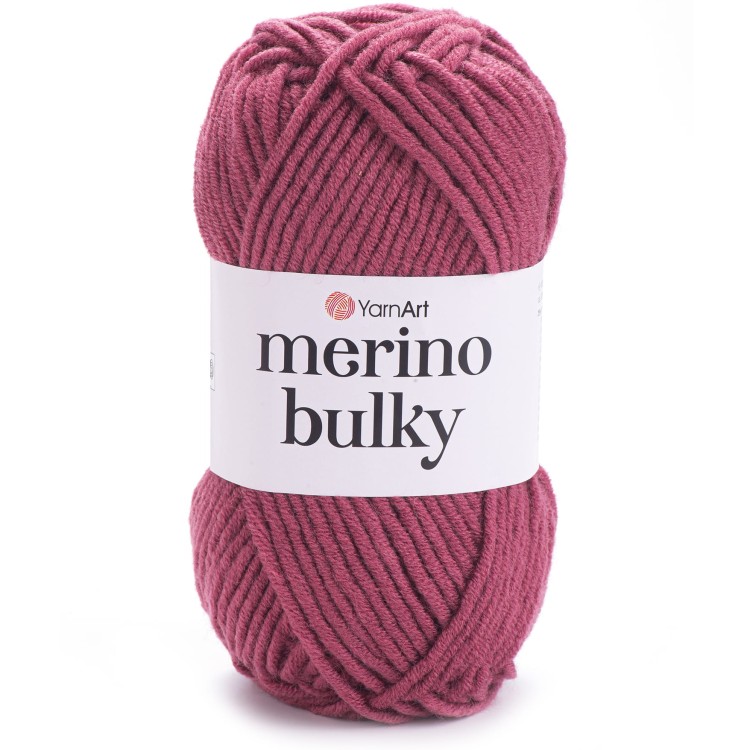 Włóczka YarnArt Merino Bulky 570 ciemny brudny róż
