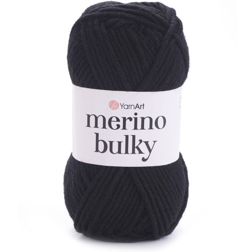 Włóczka YarnArt Merino Bulky 585 czarny