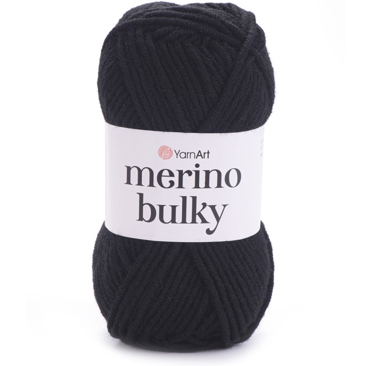 Włóczka YarnArt Merino Bulky 585 czarny
