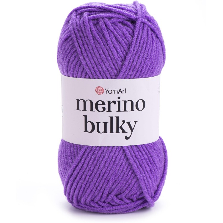 Włóczka YarnArt Merino Bulky 9561 jasny fioletowy