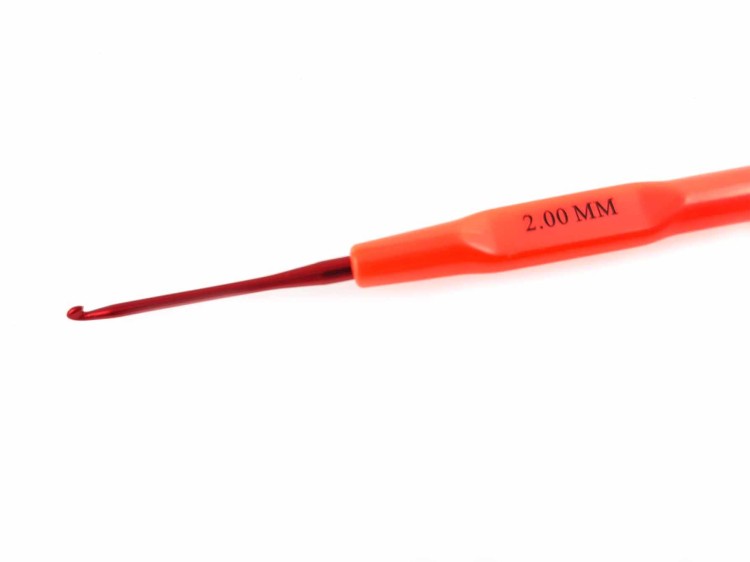 Szydełko aluminiowe z plastikową rączką 2,00 mm