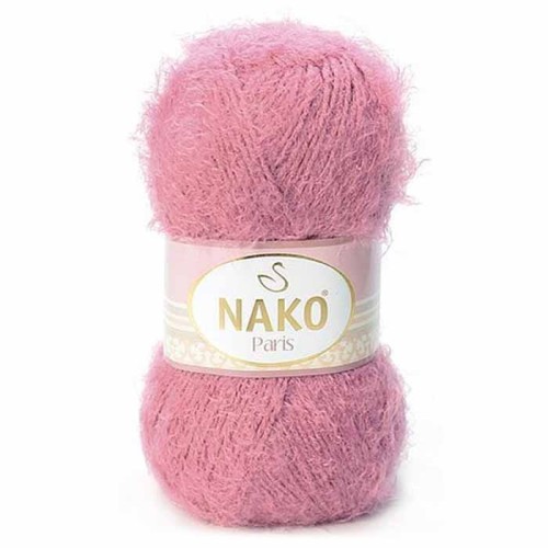 Włóczka Nako Paris 730 ciemny różowy