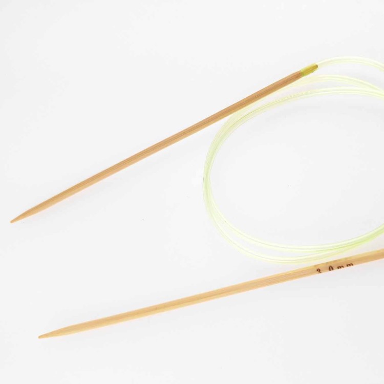 Druty SKC 3,00 mm bambusowe na żyłce 80 cm