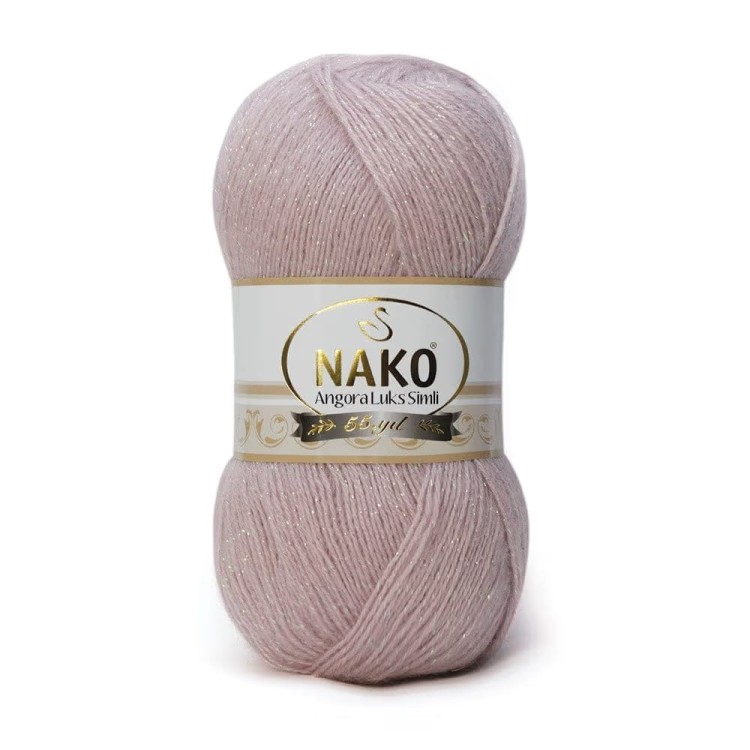 Włóczka Nako Angora Luks Simli 318