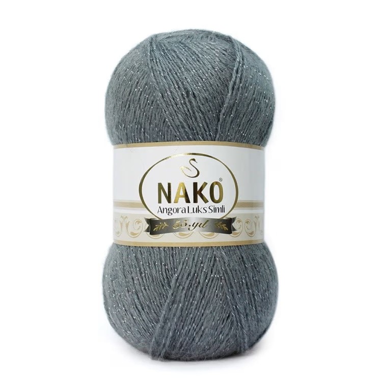 Włóczka Nako Angora Luks Simli 3468