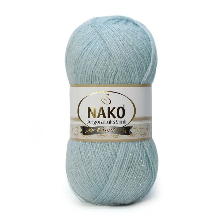 Włóczka Nako Angora Luks Simli 10471