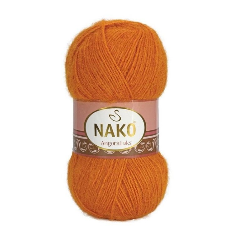 Włóczka Nako Angora Luks 11790 brudny pomarańczowy