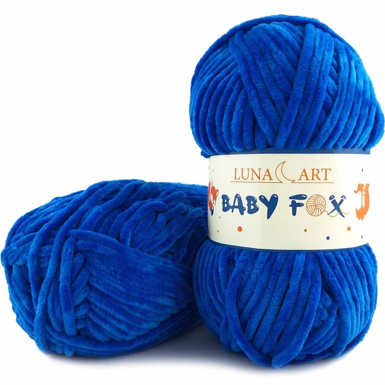 Włóczka Luna Art Baby Fox 100-98 chabrowy