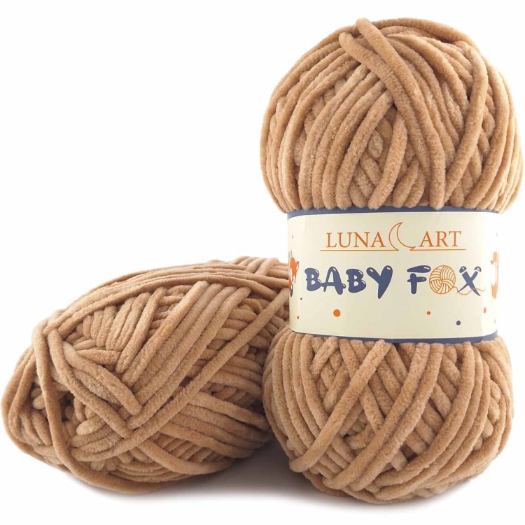 Włóczka Luna Art Baby Fox 100-97 ciepły beżowy