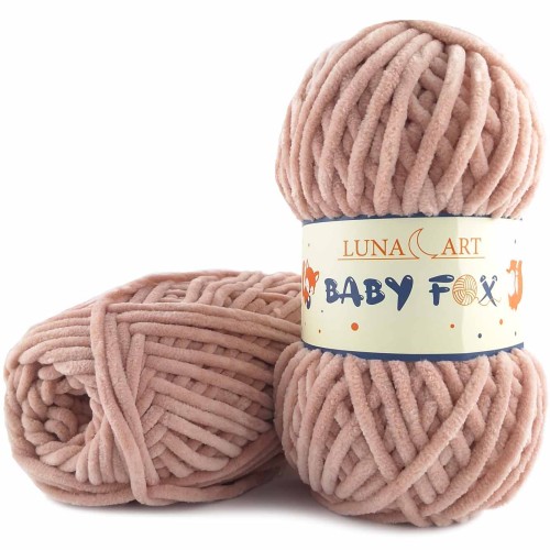 Włóczka Luna Art Baby Fox 100-96 jasny różowobrązowy