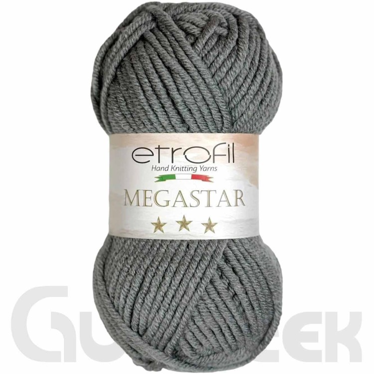 Włóczka Etrofil Megastar 70974 szary