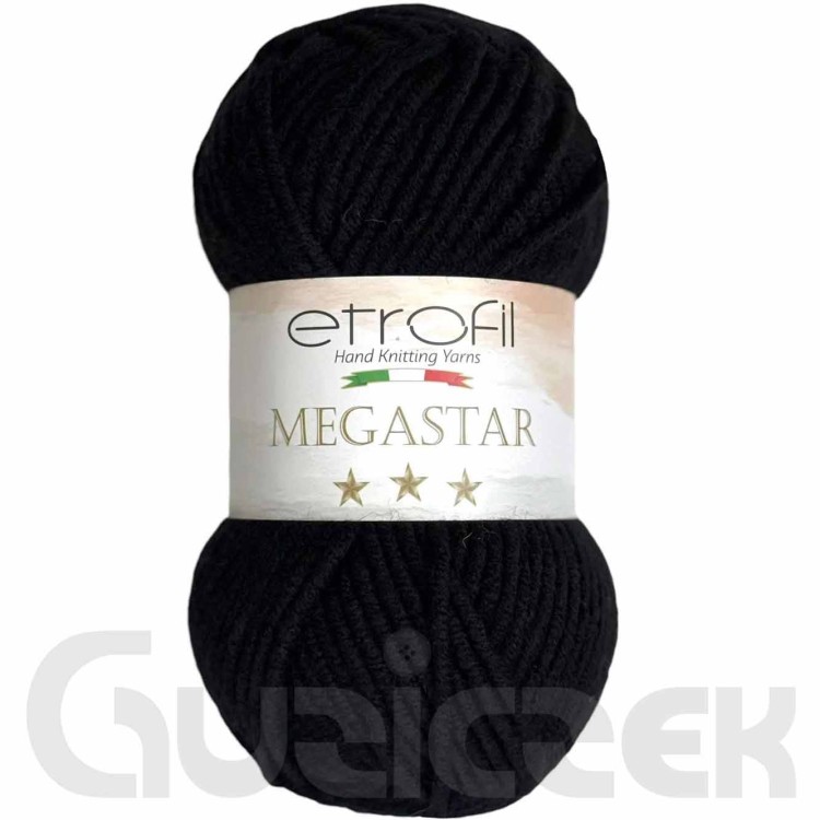 Włóczka Etrofil Megastar 70978 czarny