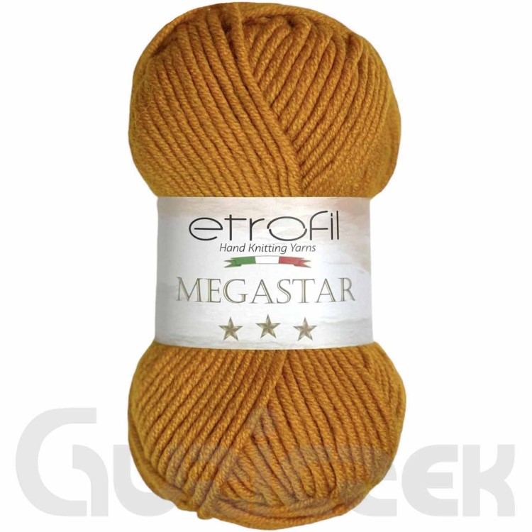 Włóczka Etrofil Megastar 72061 musztardowy