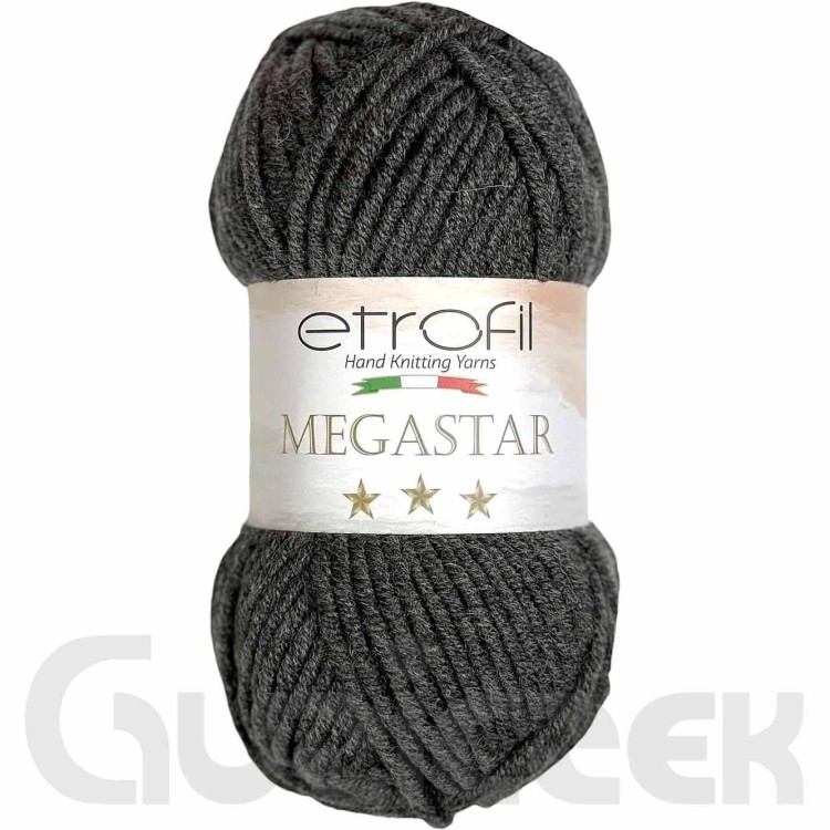 Włóczka Etrofil Megastar 79027 grafitowy
