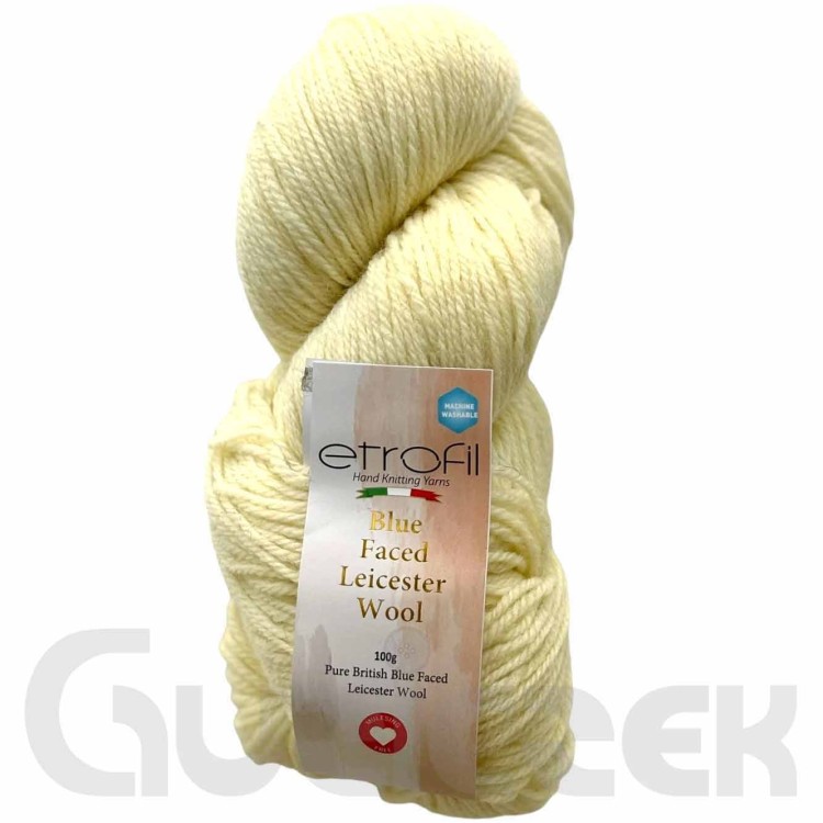Włóczka Etrofil Blue Faced Leicester Wool 71023 naturalny niefarbowany