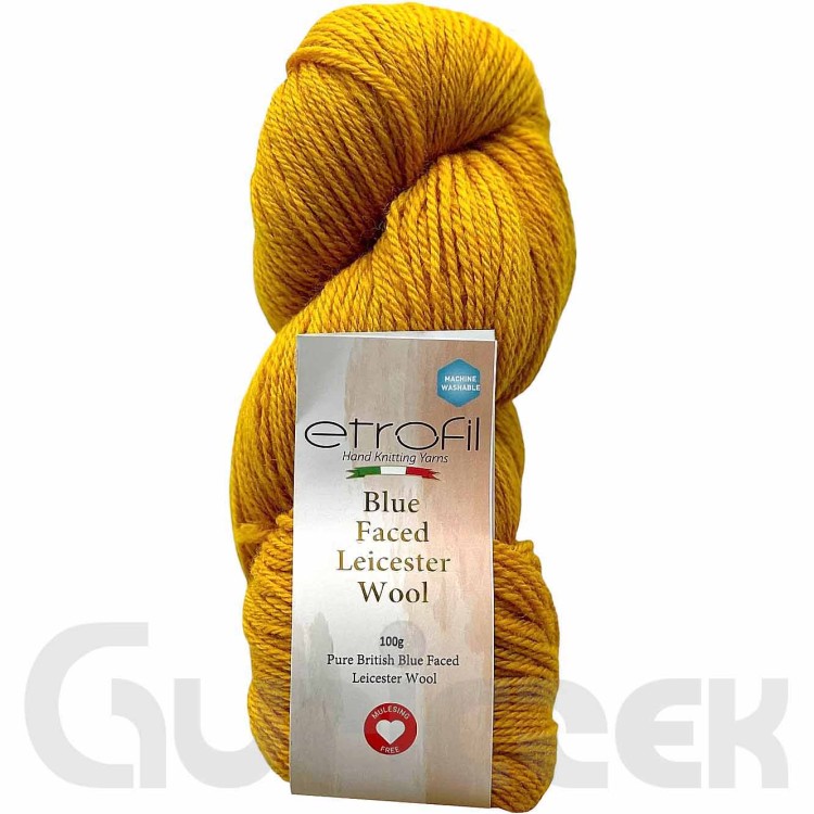 Włóczka Etrofil Blue Faced Leicester Wool 72131 bursztynowy